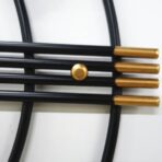 orologio da parete dal design industriale