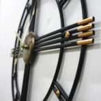 orologio da parete dal design industriale
