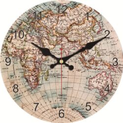 orologio della mappa del mondo