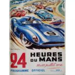 poster vintage 24 ore su 24 di du mans