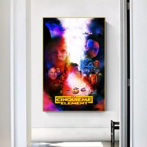 poster 5e elemento vintage