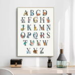 poster abecedaire vintage 2