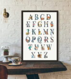 poster abecedaire vintage 2