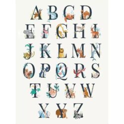 poster abecedaire vintage 2