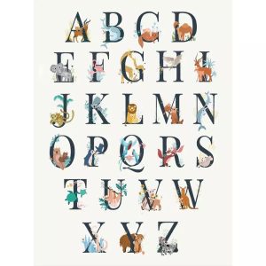 poster abecedaire vintage 2
