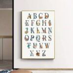 poster abecedaire vintage 2
