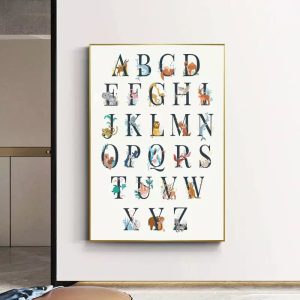 poster abecedaire vintage 2