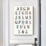 poster abecedaire vintage 2