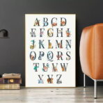 poster abecedaire vintage 2
