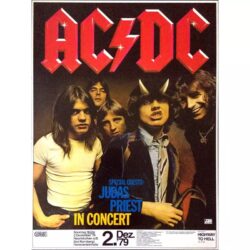 poster vintage acdc