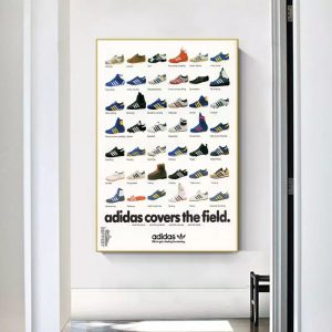 poster adidas vintage basket 2