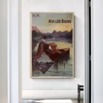 poster vintage di aix les bains