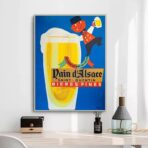 poster vintage di alcol