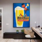 poster vintage di alcol