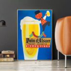 poster vintage di alcol