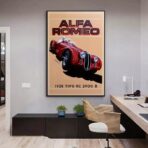 poster alfa romeo vintage