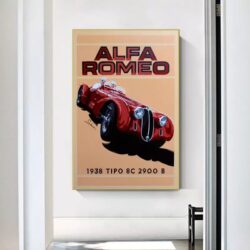 poster alfa romeo vintage