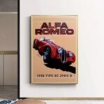 poster alfa romeo vintage