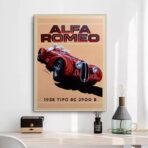 poster alfa romeo vintage