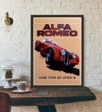 poster alfa romeo vintage