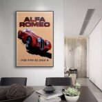 poster alfa romeo vintage
