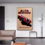 poster alfa romeo vintage