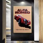 poster alfa romeo vintage