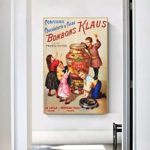 poster cibo vintage