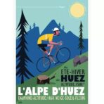 poster alpe dhuez design vintage 2