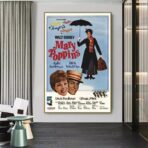 poster american vintage di mary poppins