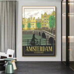poster vintage di amsterdam 1