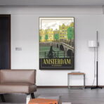 poster vintage di amsterdam 1