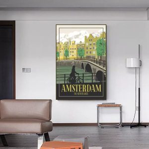 poster vintage di amsterdam 1