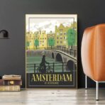 poster vintage di amsterdam 1