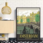 poster vintage di amsterdam 1