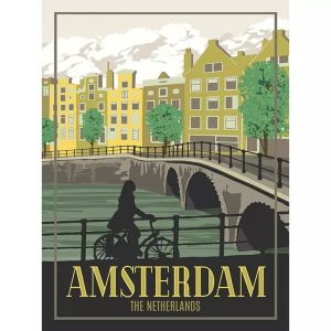 poster vintage di amsterdam 1