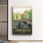 poster vintage di amsterdam 1