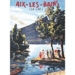 vecchio poster aix les bains