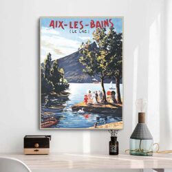 vecchio poster aix les bains