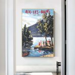 vecchio poster aix les bains