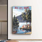 vecchio poster aix les bains