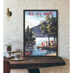 vecchio poster aix les bains