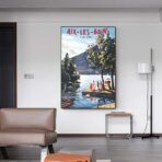 vecchio poster aix les bains
