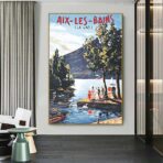 vecchio poster aix les bains