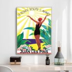 vecchio poster juan les pins