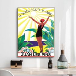 vecchio poster juan les pins