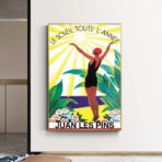 vecchio poster juan les pins