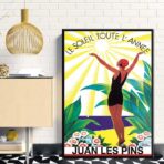 vecchio poster juan les pins