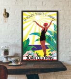 vecchio poster juan les pins