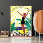 vecchio poster juan les pins